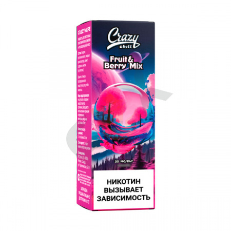 Жидкость Crazy Chill ПРЕМИУМ  Фруктово-ягодный микс (Fruit and berry mix) (M)