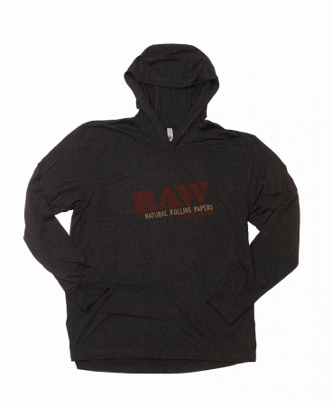 Толстовка на молнии RAW BLACK HOODIE ZIP - S