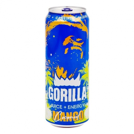 Энергетический напиток Gorilla Манго-Кокос 0,45л ж/б