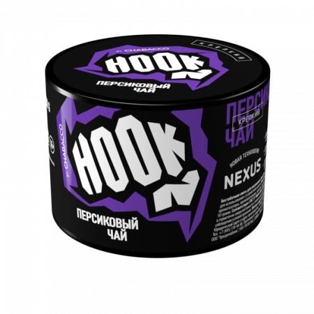 Бестабачная смесь для кальяна Hook 50гр Персиковый чай