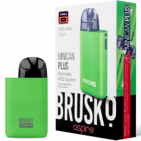 Многоразовое устройство Brusko Minican Plus (Зеленый)