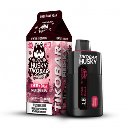 Одноразовое устройство Tikobar Husky Сибирь 12000 Cherry Cola (Вишнёвая Кола)