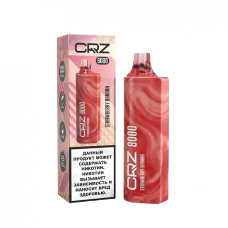 Одноразовое устройство CRZ 8000 Клубника банан (Strawberry Banana)
