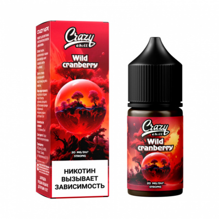 Жидкость Crazy Chill ПРЕМИУМ  Дикая клюква (Wild Cranberry) (M)