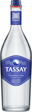 *TASSAY вода минеральная природная столовая питьевая ГАЗ в ст/б 0,75 л