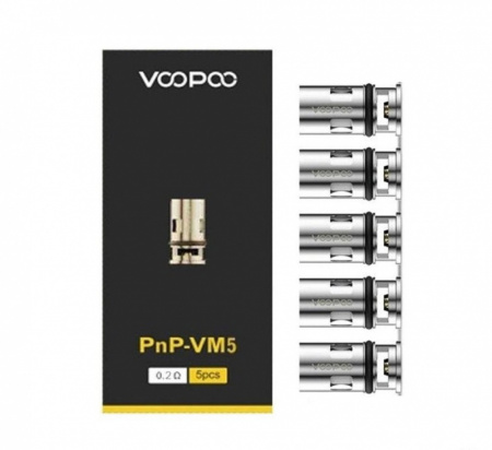 Испаритель VooPoo PnP-VM5 0.2 Ом (5 шт в упаковке)