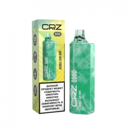 Одноразовое устройство CRZ 8000 Жвачка с мятой (Bubble gum mint)