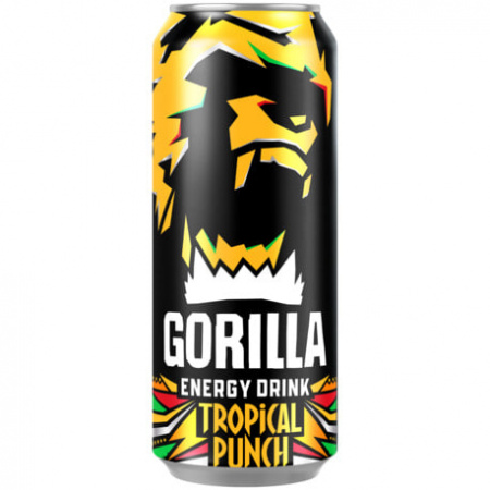 Энергетический напиток Gorilla Тропикал Панч 0,45л ж/б