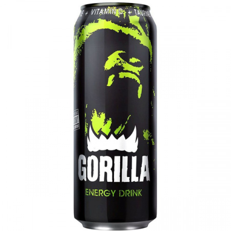 Энергетический напиток Gorilla Оригинальный 0,45л ж/б