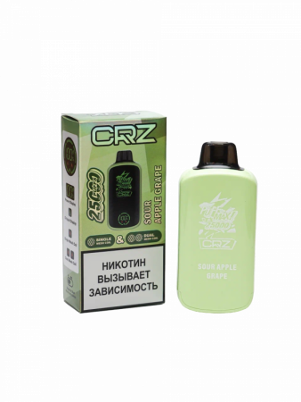 Одноразовое устройство CRZ 25000 Кислое яблоко-виноград (Sour apple grape)