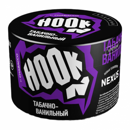 Бестабачная смесь для кальяна Hook 50гр Табачно-ванильный