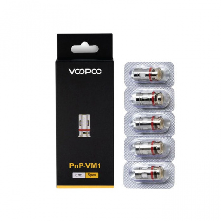 Испаритель VooPoo PnP-VM1 0.3 Ом (5шт в упаковке)