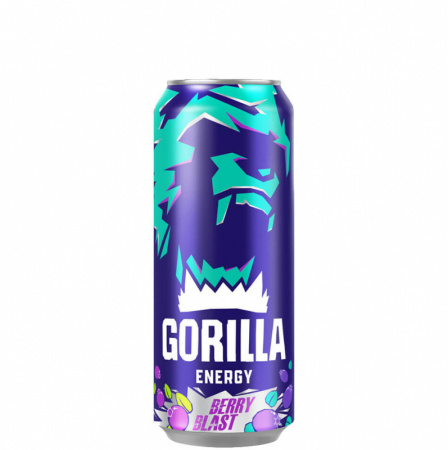 Энергетический напиток Gorilla Берри бласт 0,45л ж/б