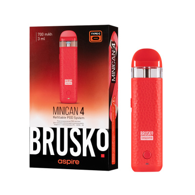 ЭС BRUSKO MINICAN 4, 700 mAh, Красный (1) ЭС BRUSKO MINICAN 4, 700 mAh, Красный (1)