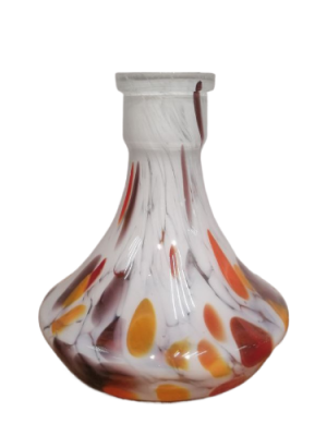 Колба Vessel glass Крафт Мини (Белый красный)-fotor-bg-remover-202507291666