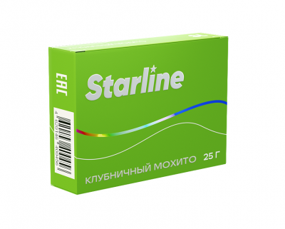 Табак для кальяна Starline 25гр Клубничный мохито Табак для кальяна Starline 25гр Клубничный мохито
