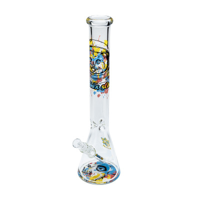 Бонг PhoenixStar - Astro Cat Decals (H45.7 cm TH50 7mm thick base12.2cm)