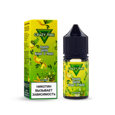 apple with kiwi & mint