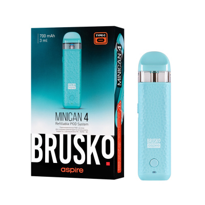 ЭС BRUSKO MINICAN 4, 700 mAh, Бирюзовый (1) ЭС BRUSKO MINICAN 4, 700 mAh, Бирюзовый (1)
