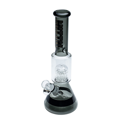 Бонг Hittn 8 tree arms perc Black glass H31.8cm TH5mm SG14mm