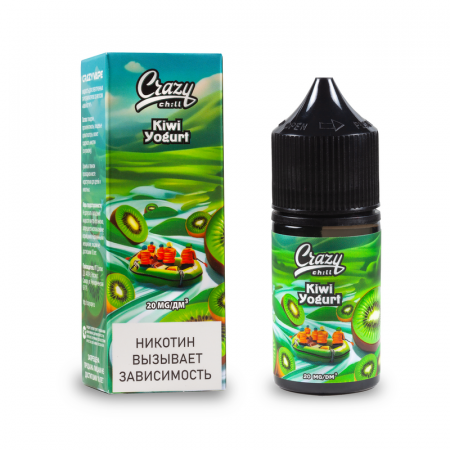 Жидкость Crazy Chill ПРЕМИУМ  Киви йогурт (Kiwi yogurt) (М)