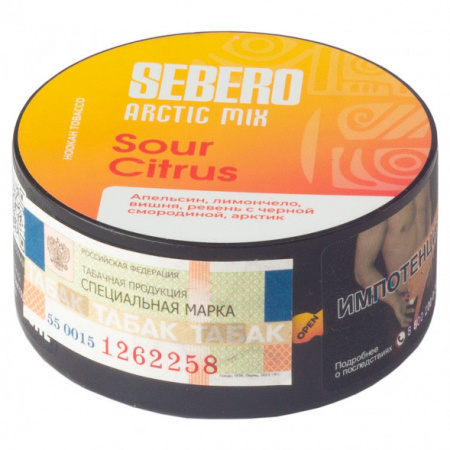 Табак для кальяна Sebero Arctic Mix 25гр Sour Citrus (Кислый цитрус)