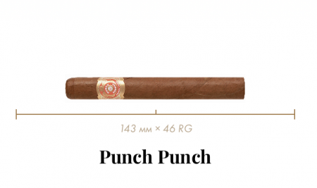 Сигара Punch Punch (25n, Coronas Gordas, 143 mm × 46 RG, Кр. 3/5)