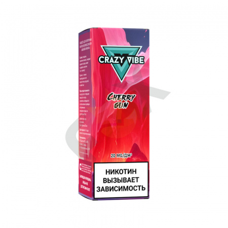 Жидкость Crazy Vibe Вишневая жвачка (Cherry Bubble Gum) (М)