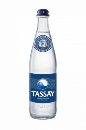 *TASSAY вода минеральная природная столовая питьевая ГАЗ в ст/б 0,5 л