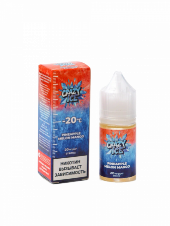 Жидкость Crazy Ice ПРЕМИУМ Ананас дыня манго (Pineapple melon mango) (М)