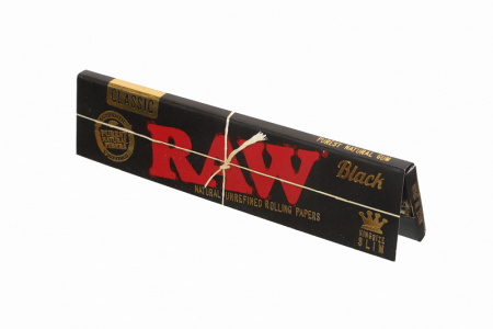 Папиросная Бумага RAW BLACK KS slim