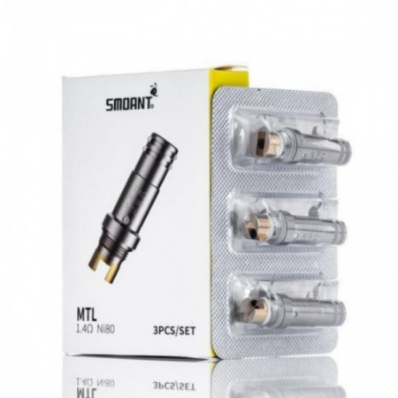 Испаритель Smoant Pasito MTL-Ni80 1.4ohm (В упаковке 3шт)
