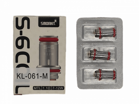 Испаритель Smoant Santi S6 Coil MTL (1.1ohm) (3шт в упаковке)