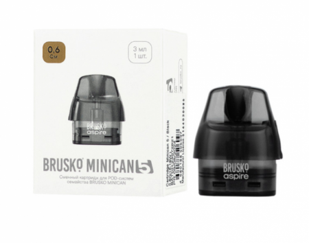 Картридж к многоразовой системе Brusko MINICAN 5 0,8 Ом 3мл (1шт в упак.)