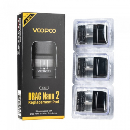 Картридж Voopoo V2 Drag Nano 2 / Vinci Pod 1.2ohm (3шт в упаковке)