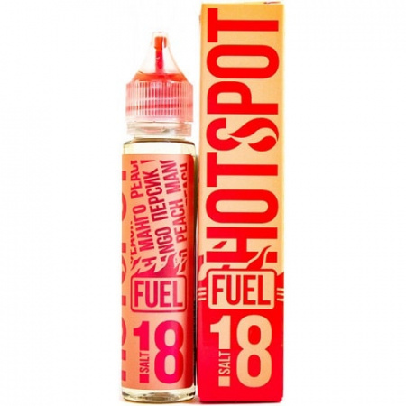 Жидкость HOTSPOT S 30мл Fuel - Манго персик (Mango-Peach), 30 мл/18