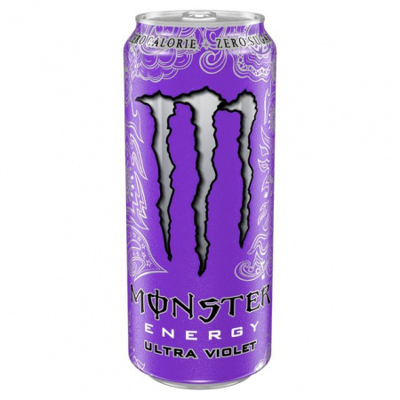 Энергетический напиток Monster Violet Zero 500 мл Ирландия ж/б 