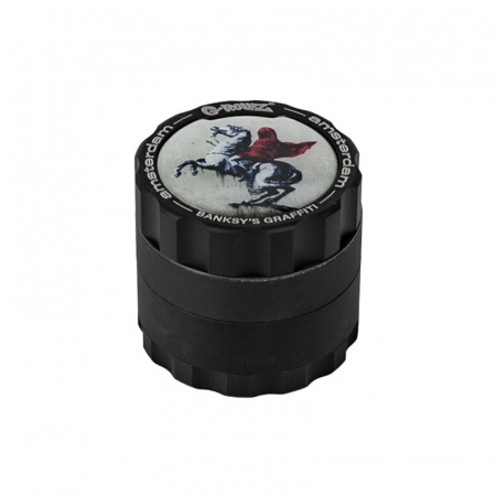 Гриндер G-ROLLZ - Banksy Graffiti 'Blind Bonapart' (4part -43mm)
