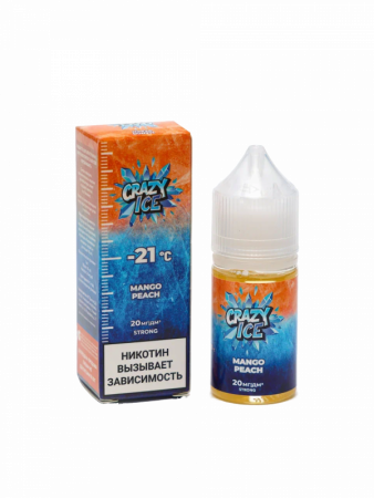 Жидкость Crazy Ice ПРЕМИУМ Персик манго (Peach mango) (М)