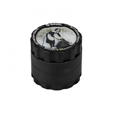 Гриндер G-ROLLZ - Banksy Graffiti 'Camden Maid' (4part -43mm)