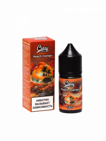 Жидкость Crazy Chill ПРЕМИУМ  Персик манго (Peach mango) (M)