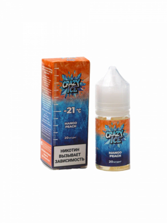 Жидкость Crazy Ice Персик манго (Peach mango) (М)