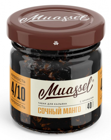 Табак для кальяна Muassel 4/10 Medium 40гр Сочный манго