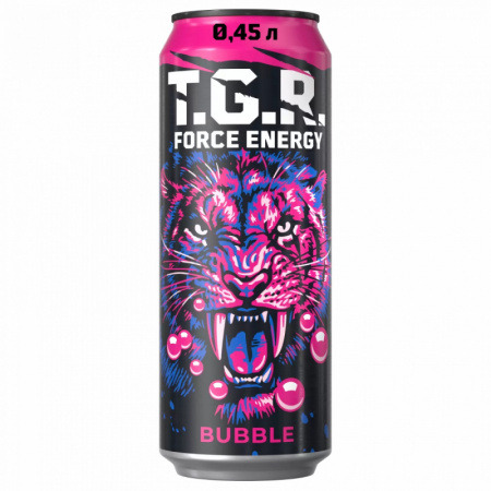 Энергетический напиток T.G.R. Energy (Bubble) ж/б 0,45
