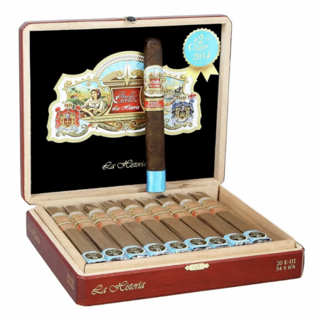 Сигара Perez Carrillo La Historia E-III (1 CEL, Toro,175 mm x 54 RG, Кр. 4/5)