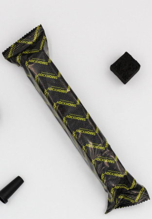 Уголь SMOKYJOY Брикет 6шт из скорлупы грецкого ореха