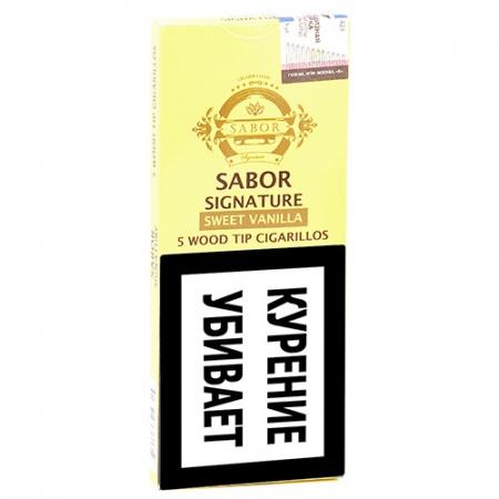 Сигариллы Sabor Signature Sweet Vanilla (Wood Tip)