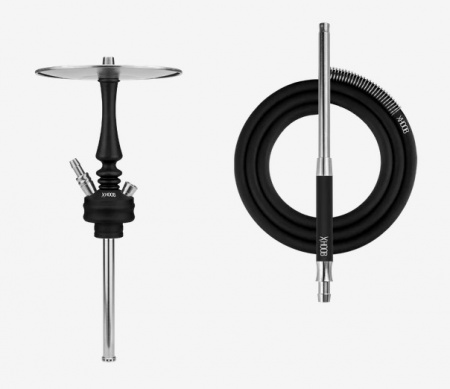 Кальян HOOB Mars Mini Шахта Black, фурнитура Stainless steel (A)