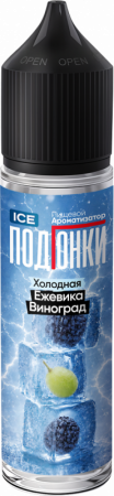 Ароматизатор пищевой ПОДГОНКИ с ароматом: Холодная Ежевика,виноград 13 мл