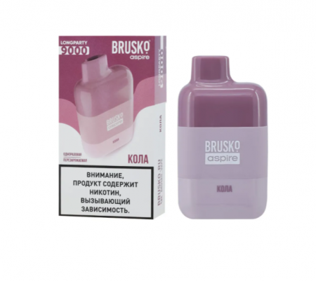 Одноразовое устройство BRUSKO LONGPARTY 9000 с ароматом Колы
